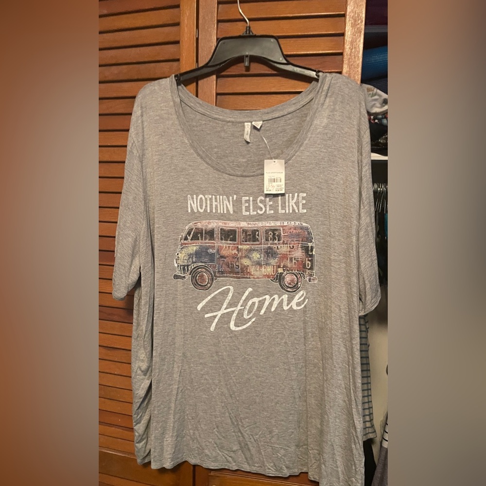 Cato Gray Graphic Tee